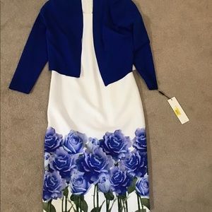 NWT Calvin Klein dress and sweater set